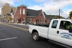 East Broad Street Bridge Over Little Schuylkill River Opens, Tamaqua, 10-2-2014 (60)