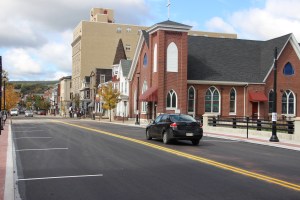 East Broad Street Bridge Over Little Schuylkill River Opens, Tamaqua, 10-2-2014 (63)