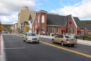 East Broad Street Bridge Over Little Schuylkill River Opens, Tamaqua, 10-2-2014 (69)