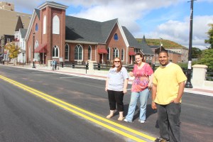 East Broad Street Bridge Over Little Schuylkill River Opens, Tamaqua, 10-2-2014 (73)