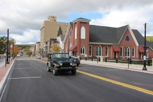 East Broad Street Bridge Over Little Schuylkill River Opens, Tamaqua, 10-2-2014 (78)