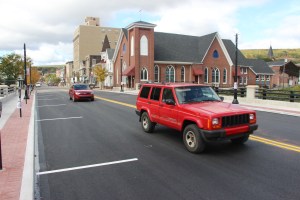 East Broad Street Bridge Over Little Schuylkill River Opens, Tamaqua, 10-2-2014 (90)