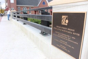 East Broad Street Bridge Over Little Schuylkill River Opens, Tamaqua, 10-2-2014 (93)