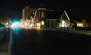 East Broad Street Bridge Status, Sidewalks Open, US209, Tamaqua, 10-1-2014 (3)