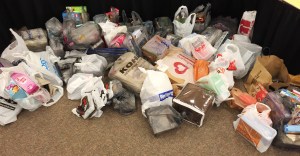 Here is another picture of some of the merchandise that was in Sanders vehicle. The Rush Township Police Department is planning on executing another search warrant today (Friday, Oct. 31, 2014) - based off of items found inside the Mercury. 