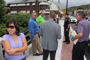 Ribbon Cutting, Broad Street Bridge Over Little Schuylkill, US209, Tamaqua, 10-2-2014 (1)