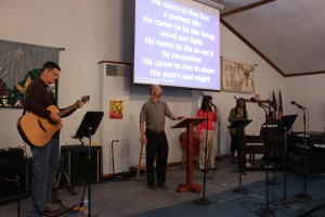 Teen Challenge Choir performs, New Life Assembly of God, Tamaqua, 10-5-2014 (10)