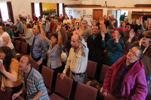 Teen Challenge Choir performs, New Life Assembly of God, Tamaqua, 10-5-2014 (25)