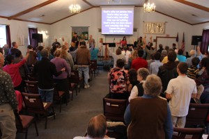 Teen Challenge Choir performs, New Life Assembly of God, Tamaqua, 10-5-2014 (30)
