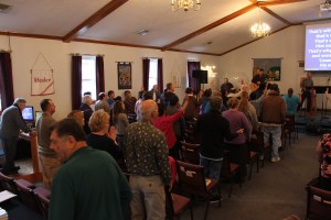 Teen Challenge Choir performs, New Life Assembly of God, Tamaqua, 10-5-2014 (32)