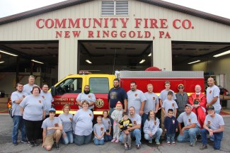 Truck Housing, Volunteer Fire Company of New Ringgold, Fire Station, New Ringgold (103)