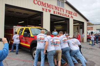Truck Housing, Volunteer Fire Company of New Ringgold, Fire Station, New Ringgold (84)