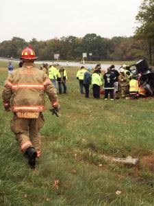 Vehicle Rollover with Entrapment, Mile Marker 131 Southbound, Interstate 81, 10-11-2014 (6)