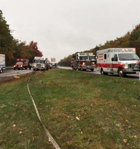 Vehicle Rollover with Entrapment, Mile Marker 131 Southbound, Interstate 81, 10-11-2014 (7)