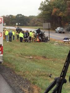 Vehicle Rollover with Entrapment, Mile Marker 131 Southbound, Interstate 81, 10-11-2014 (8)