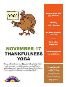 11-17-2014, Thankfulness Yoga, TCAC, Tamaqua (2)