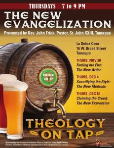 11-20-2014, Theology on Tap, La Dolce Casa, Tamaqua