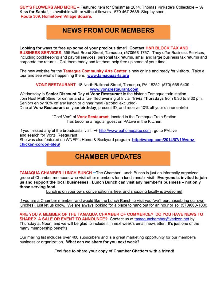 11-21-2014, Tamaqua Chamber of Commerce, Chamber Chatters-page-003