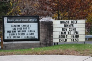 11-23-2014, Roast Beef Dinner, Trinity UCC, Tamaqua (1)