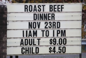 11-23-2014, Roast Beef Dinner, Trinity UCC, Tamaqua (2)