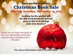 11-29-2014, Christmas Book Sale, Tamaqua Public Library, Tamaqua (2)