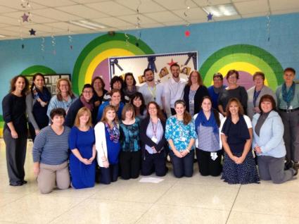 Special to TamaquaArea.com/Kneeling from front left are Margaret Miller, Marla Parker, Johanna Morrison, Sharon Mateyak, Janet Rarick, Alexa Jones, Kaylee Fowler, Olga Williams and Sue Zehner. From middle left are Lindsey Rascavage, me- Charlene Shannon and Anita Ansbach. From back left are Kristen Tubbs, Malerie Wagner, Sabine Fidler, Terri Livingston, Gigi Setser, Dylan Peters, Zak Evans, Jolene Barron, Ann Rose Ulinitz, Amanda Woodring and Elaine Wasserleiben.