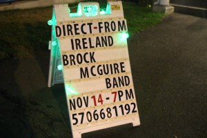 Brock McGuire Band, Community Arts Center, Tamaqua, 11-14-2014 (1)