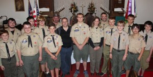 Eagle Ceremony for Michael DeWald, Bethany United Methodist Church, Barnesville, 10-30-2014 (77)