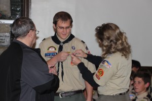 Eagle Ceremony for Michael DeWald, Bethany United Methodist Church, Barnesville, Rush Twp, 10-30-2014 (18)