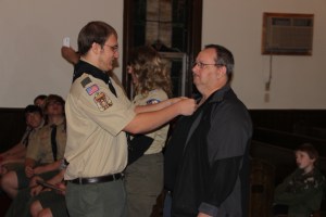 Eagle Ceremony for Michael DeWald, Bethany United Methodist Church, Barnesville, Rush Twp, 10-30-2014 (23)