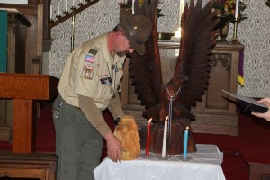 Eagle Ceremony for Michael DeWald, Bethany United Methodist Church, Barnesville, Rush Twp, 10-30-2014 (31)