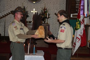 Eagle Ceremony for Michael DeWald, Bethany United Methodist Church, Barnesville, Rush Twp, 10-30-2014 (32)