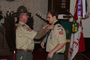 Eagle Ceremony for Michael DeWald, Bethany United Methodist Church, Barnesville, Rush Twp, 10-30-2014 (35)