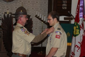 Eagle Ceremony for Michael DeWald, Bethany United Methodist Church, Barnesville, Rush Twp, 10-30-2014 (37)