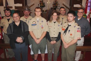 Eagle Ceremony for Michael DeWald, Bethany United Methodist Church, Barnesville, Rush Twp, 10-30-2014 (45)