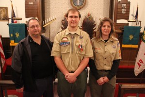 Eagle Ceremony for Michael DeWald, Bethany United Methodist Church, Barnesville, Rush Twp, 10-30-2014 (47)