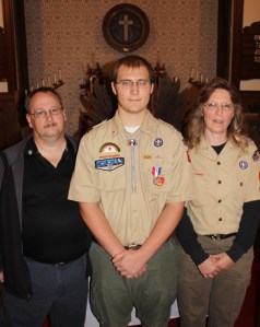 Eagle Ceremony for Michael DeWald, Bethany United Methodist Church, Barnesville, Rush Twp, 10-30-2014 (48)