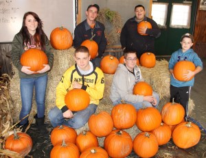 Fire Company Fall Fun Fest Volunteers, Pumpkins, Coaldale Fire Company, Coaldale, 10-26-2014 (2)