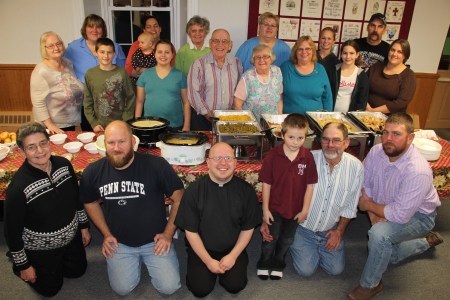 Pictured are some volunteers during the event.