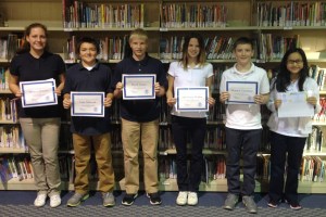 Middle School Students of the Month, Tamaqua Area Middle School, Tamaqua, 11-15-2014 (2)