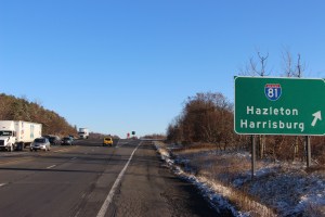 Overpass, Bridge Work Complete, SR309, Kline Township, 11-14-2014 (1)