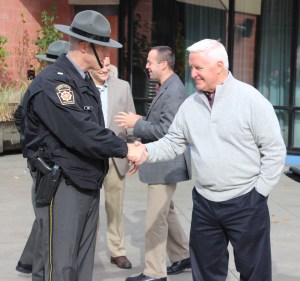 Pennsylvania Governor Tom Corbett Visits Schuylkill County, Vito's Restaurant, St. Clair (103)