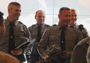 Pennsylvania Governor Tom Corbett Visits Schuylkill County, Vito's Restaurant, St. Clair (53)