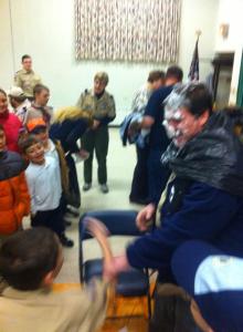 Pie In Face, Awards, Cub, Boy Scout Pack 777, St John's UCC, Tamaqua, 11-18-2014 (14)