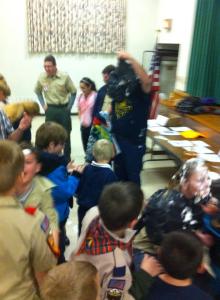 Pie In Face, Awards, Cub, Boy Scout Pack 777, St John's UCC, Tamaqua, 11-18-2014 (19)