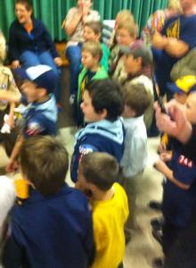 Pie In Face, Awards, Cub, Boy Scout Pack 777, St John's UCC, Tamaqua, 11-18-2014 (21)