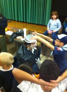 Pie In Face, Awards, Cub, Boy Scout Pack 777, St John's UCC, Tamaqua, 11-18-2014 (25)