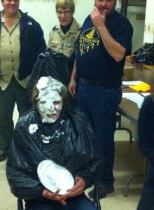 Pie In Face, Awards, Cub, Boy Scout Pack 777, St John's UCC, Tamaqua, 11-18-2014 (28)