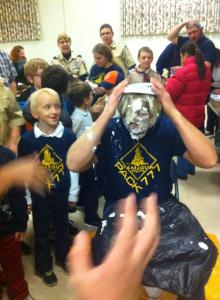 Pie In Face, Awards, Cub, Boy Scout Pack 777, St John's UCC, Tamaqua, 11-18-2014 (29)