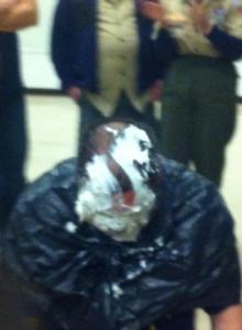 Pie In Face, Awards, Cub, Boy Scout Pack 777, St John's UCC, Tamaqua, 11-18-2014 (3)